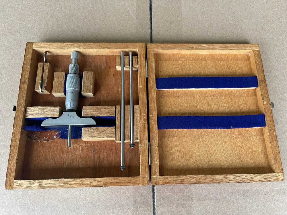 Fowler 0-3” Depth Micrometer - .001" - 52-225-005 - COMPLETE