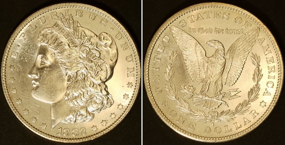 1882-S $1 Morgan Silver Dollar