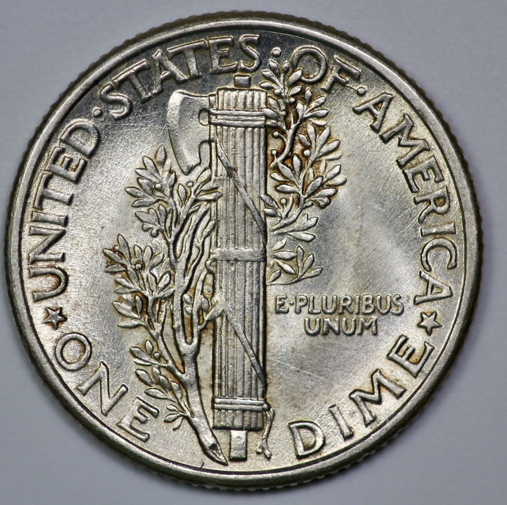1939 Mercury 10c Silver Dime UNC