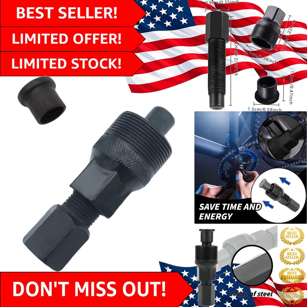 Essential Crank Puller Tool for Road, Mountain, and Folding Bikes - Lightweight