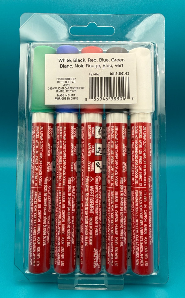 Craft Smart Wet-Erasable Chalk Marker Set 5pc 485462