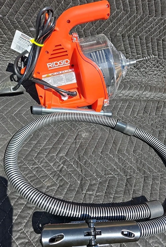 RIDGID PowerClear Drain Cleaning Machine - Red/Black