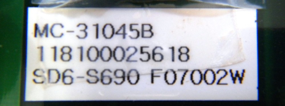 TEL Tokyo Electron MC-31045B PCB Assembly, Used