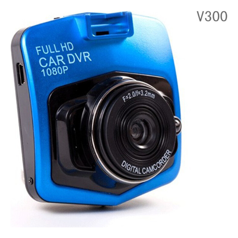 1 set Black/blue 2.45-inch Shield Type Dash Cam