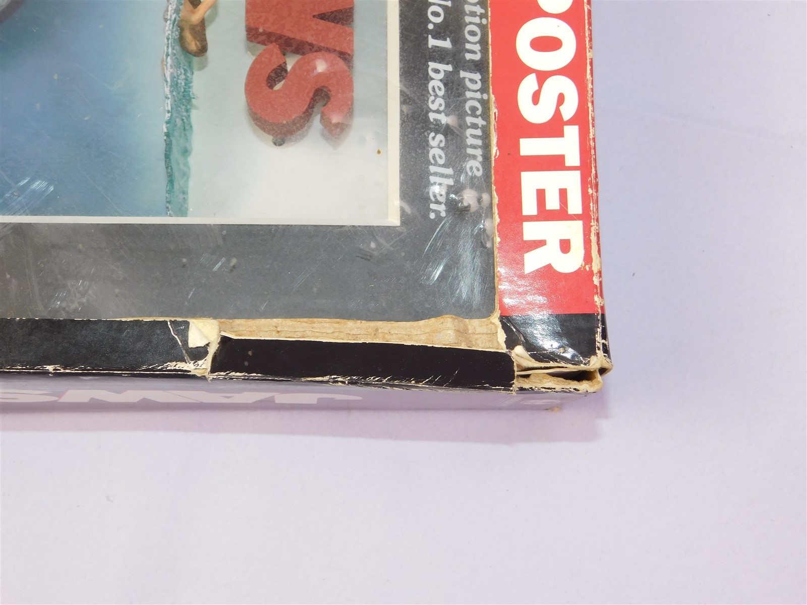 JAWS 1975 Movie 3D Poster Art Statue Steven Spielberg McFarlane Toys RARE