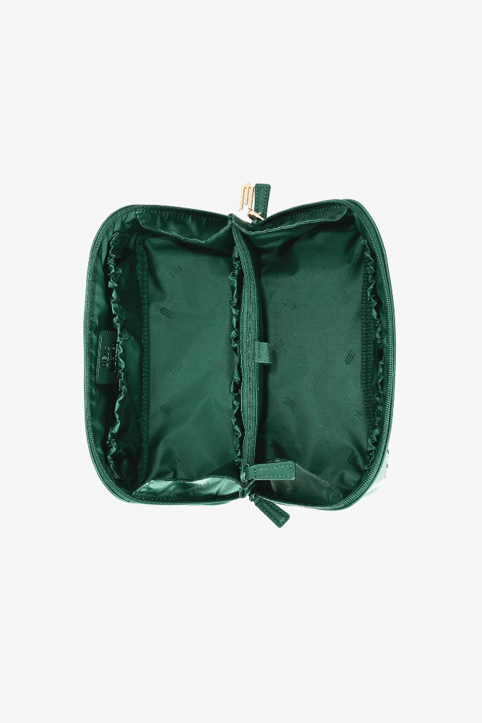 NWT Beis x Wicked Toiletry Kit Cosmetic Bag In Wicked Green
