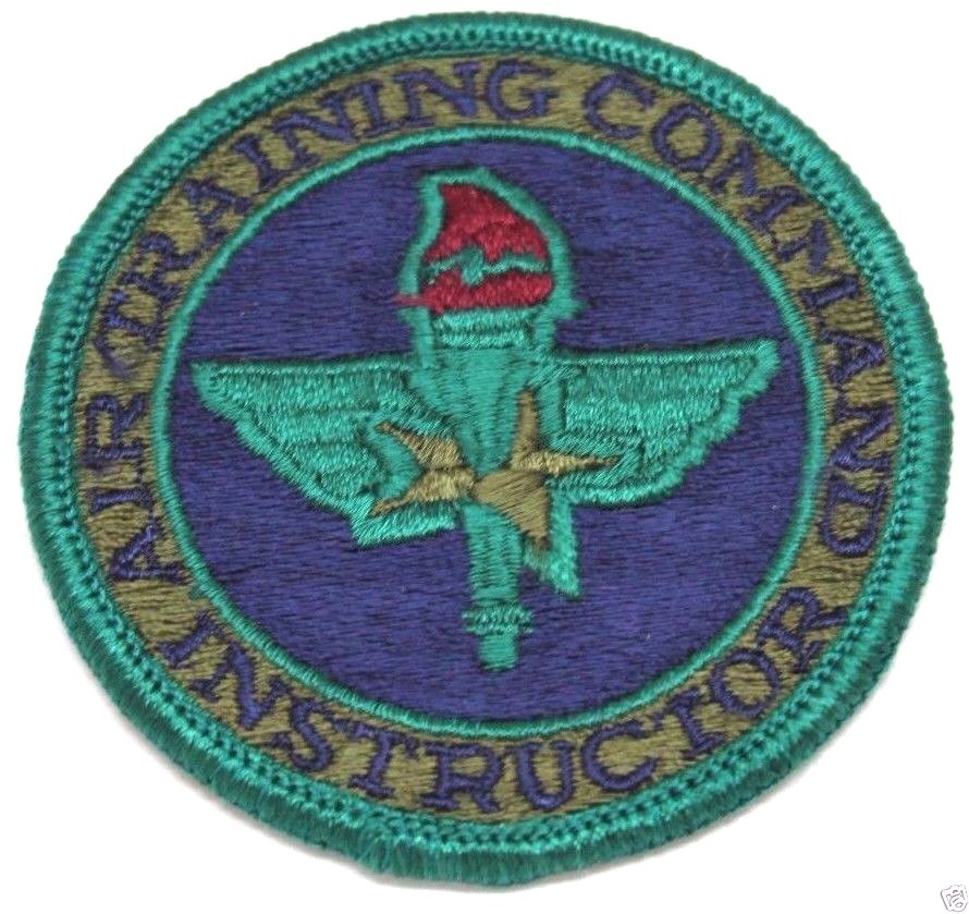 US Air Training Command Instructor Patch full color each P1050