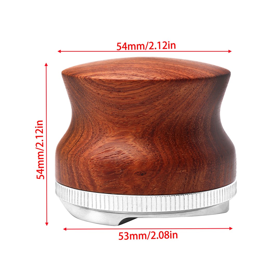 53mm Coffee Distributor Espresso Distribution Tool, Adjustable Depth Tamper Leve