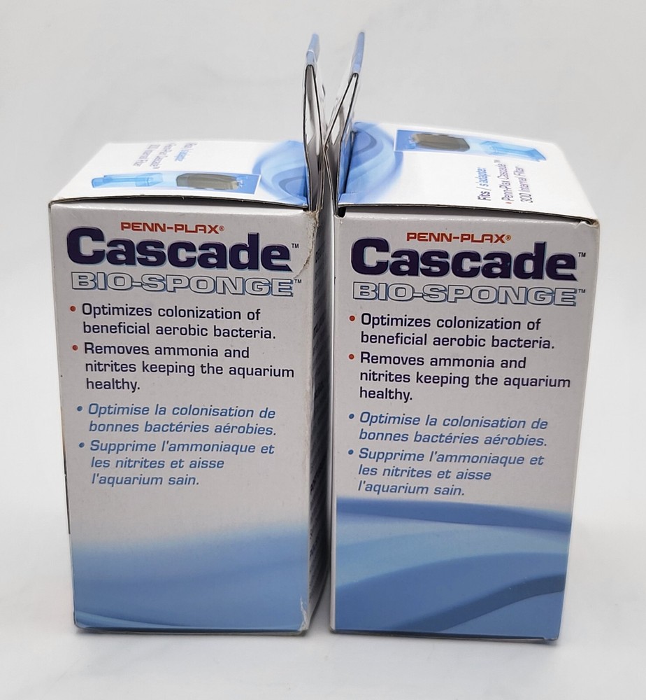 **2 PACK** Penn-Plax Cascade 300 Bio-Sponge Filter Replacement CIF1