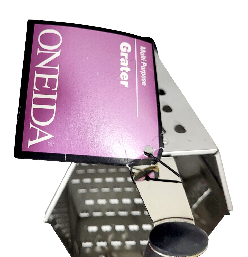 Oneida Stainless Steel Multi Purpose Grater 6 Sided