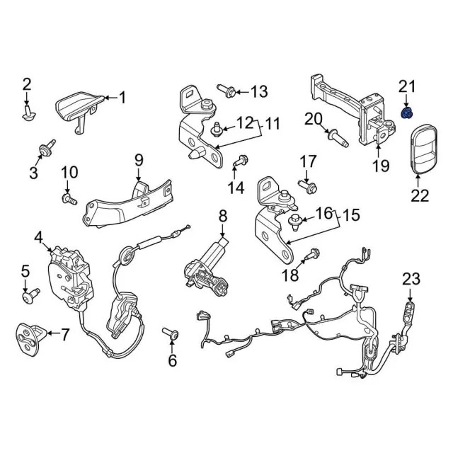 Genuine Engine Cover Nut W520201-S450B