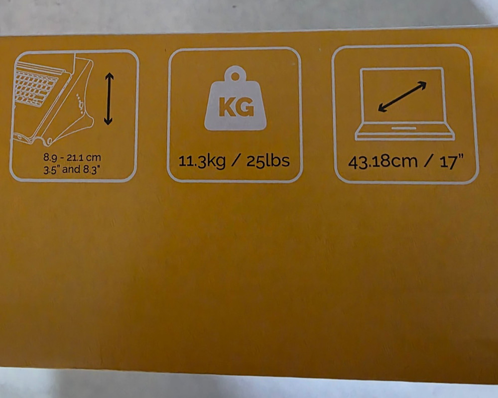 Fellowes Designer Suites Laptop Riser in Black