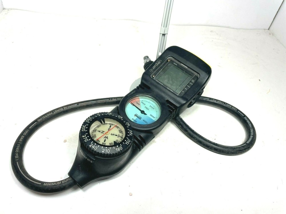 Mares Mission Guardian Scuba Diving Computer Gauge Console
