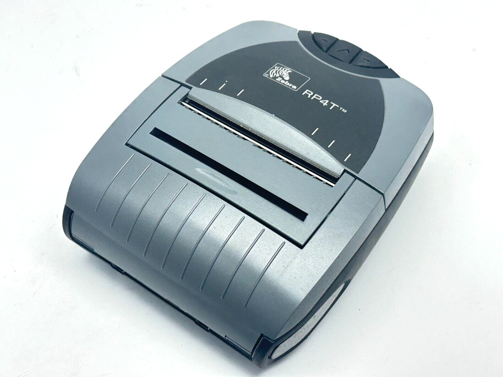 Zebra RP4T Passive RFID Thermal Printer W/Battery No AC Adapter