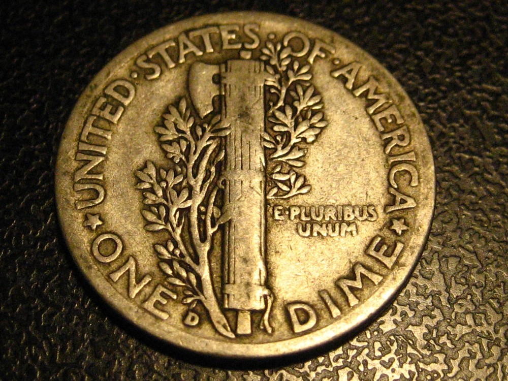 1942-D 90% Silver Mercury Head Dime