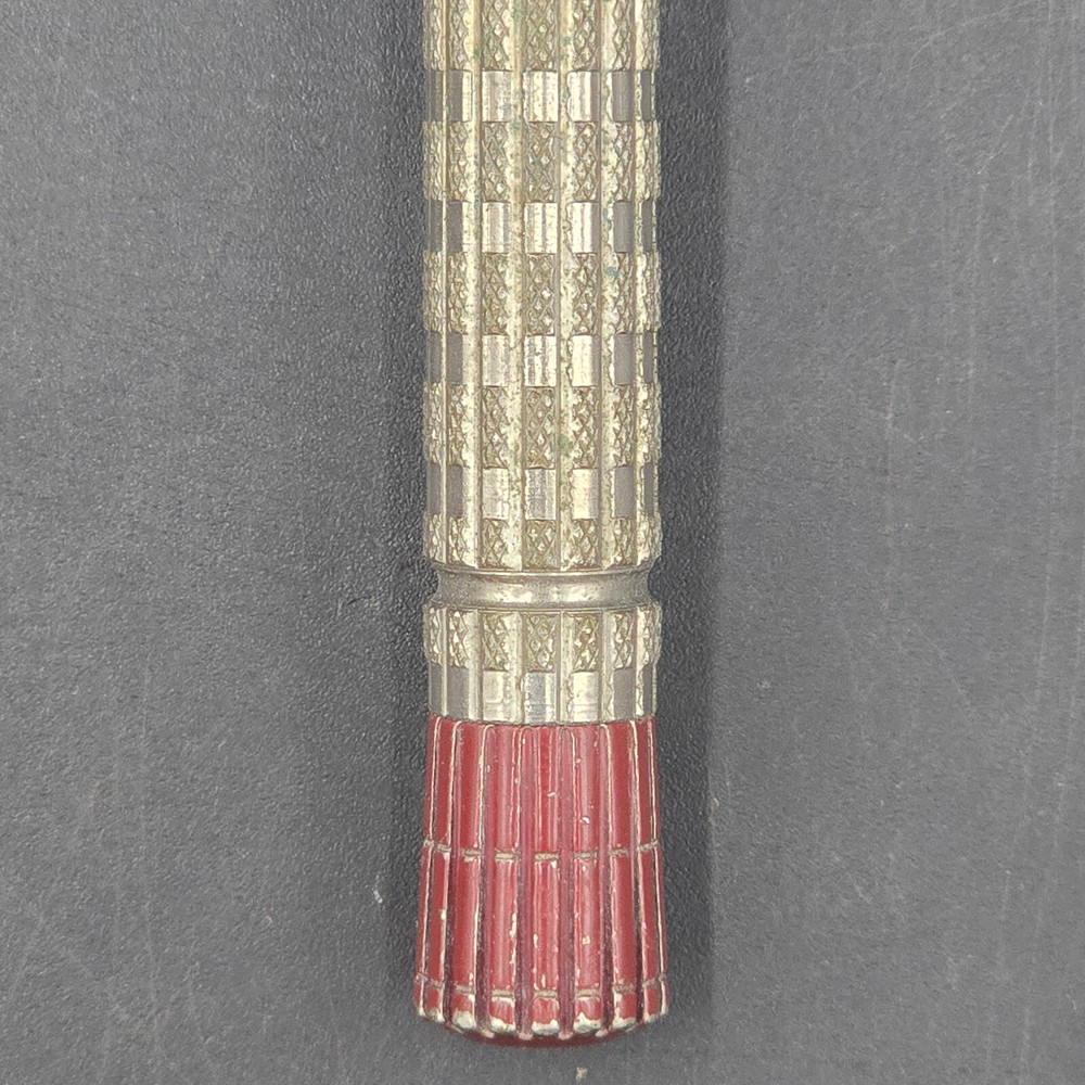 Vintage 1956 Gillette Super Speed Red Tip DE TTO Razor Date Code B2