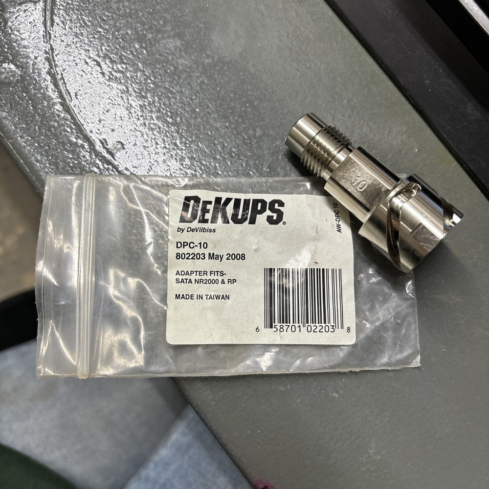 DeVilbiss DPC-10, DeKups Adapter
