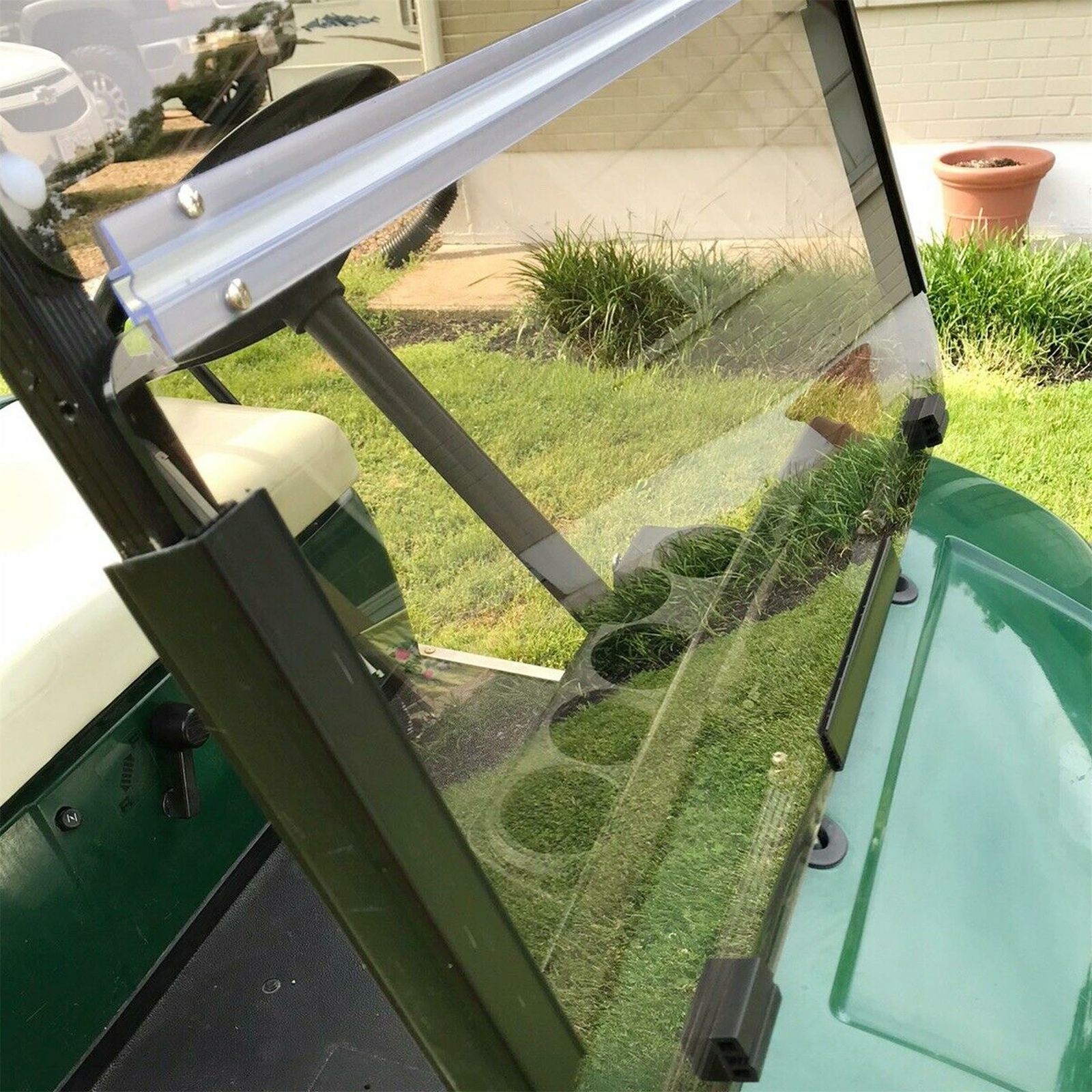 Tinted Windshield For 2003 2004 2005 2006 Yamaha G22 Golf Cart Impact Resistant