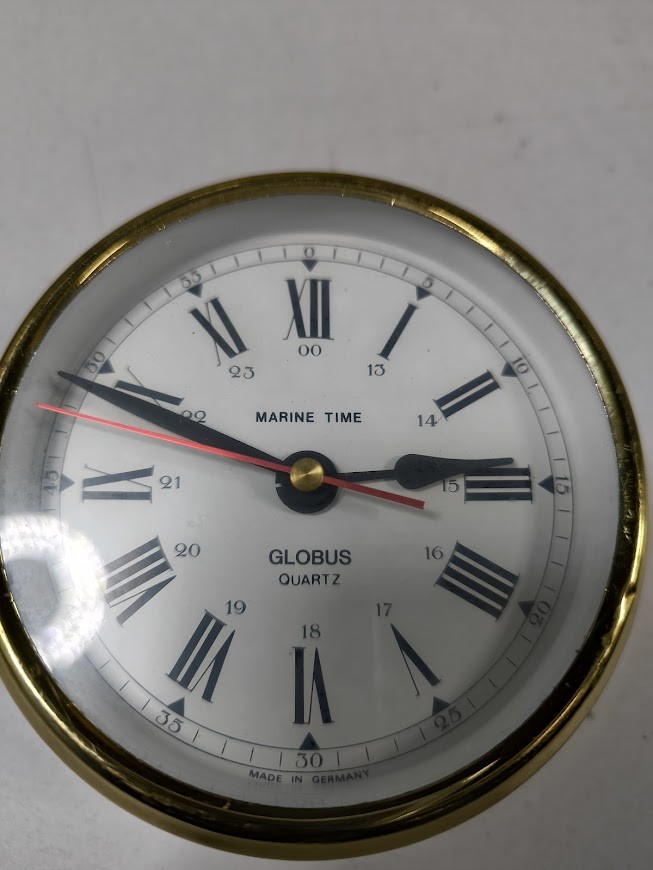 Marine Time Quartz Clock - Used, Working
