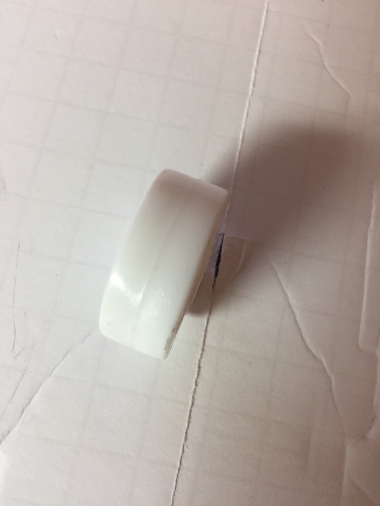Pentair Rainbow Vacuum Head Wheel - Part # R03021 No.174 White Solid Plastic