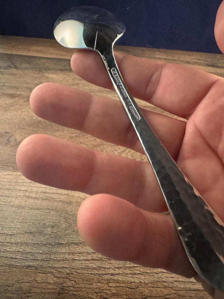 Reed & Barton Stainless Hammered Antique Glossy Pattern Spoon