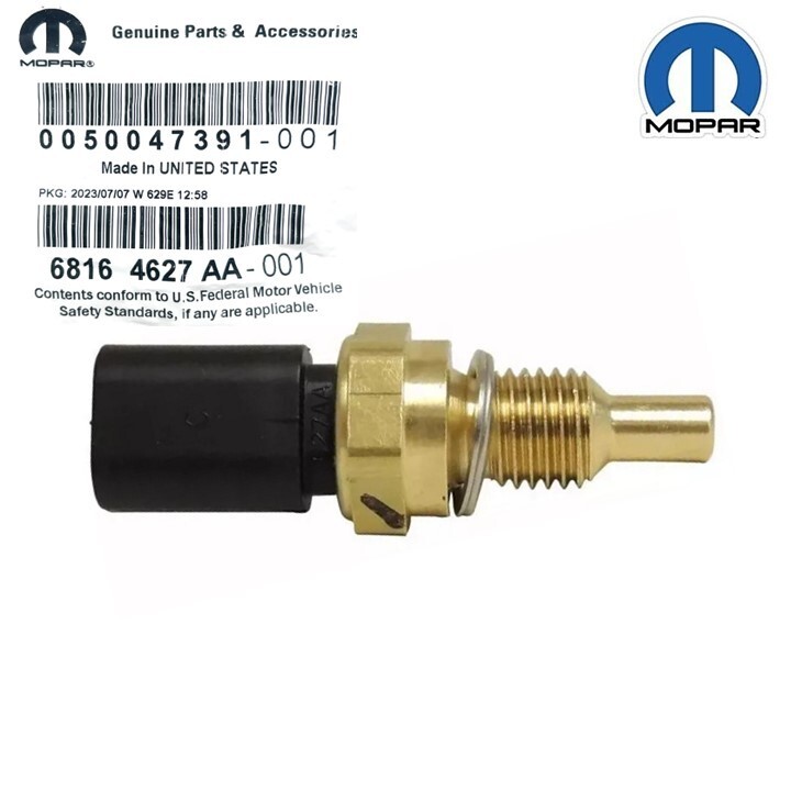 MOPAR 14-23 JEEP DODGE CHRYSLER RAM WATER COOLANT TEMPERATURE SENSOR 68164627AA
