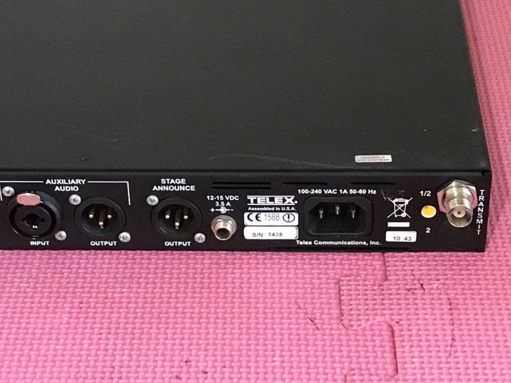 TELEX RTS BTR-80N UHF Intercom 2CH Base Station ONLY