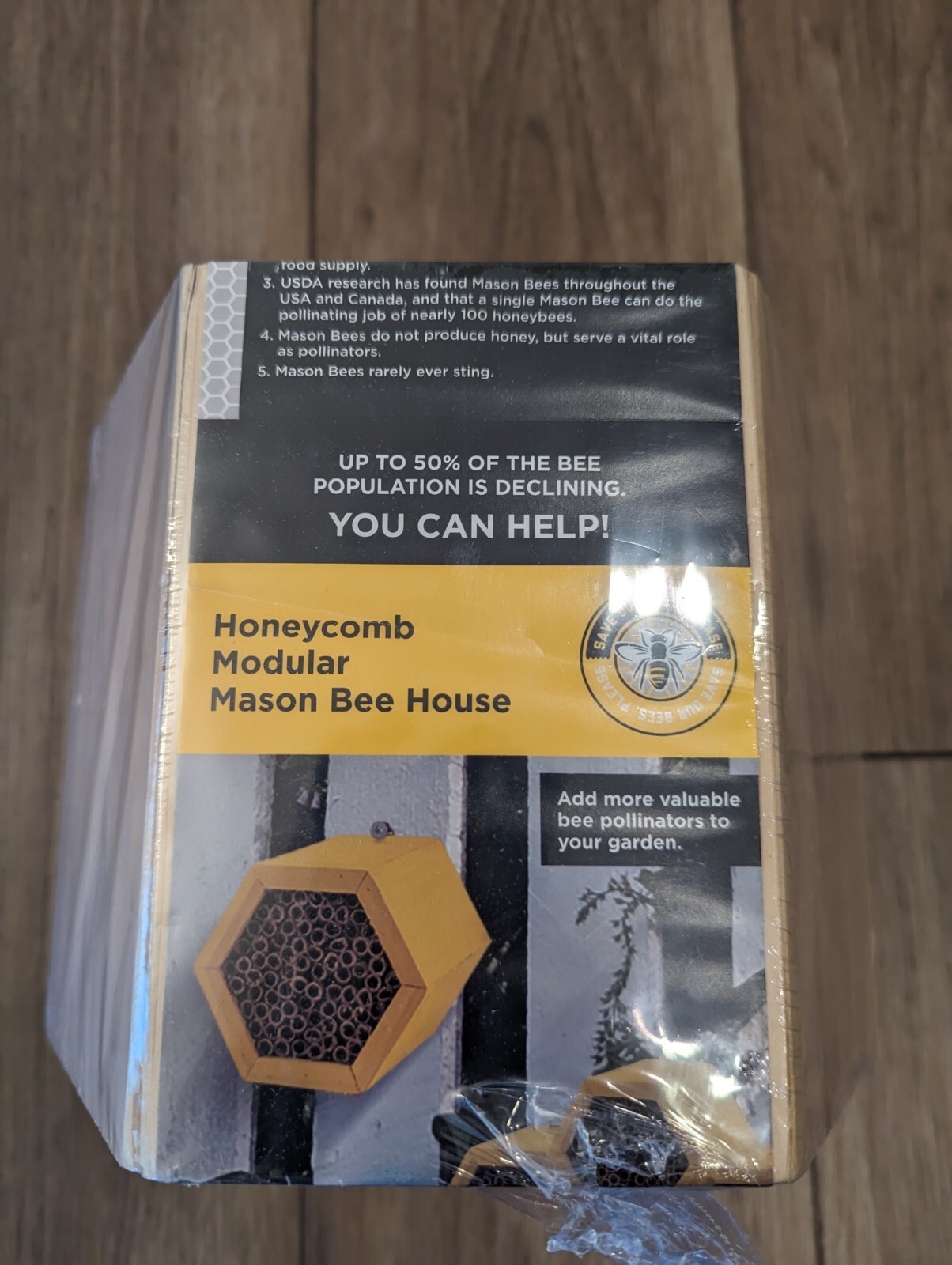Honeycomb Modular Mason Bee House