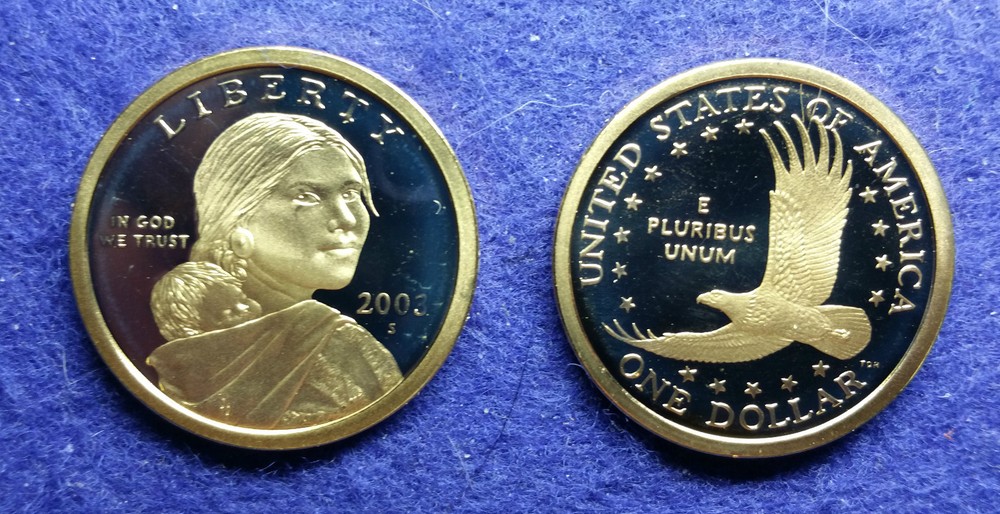 2003 S Sacagawea Proof Dollar Coin