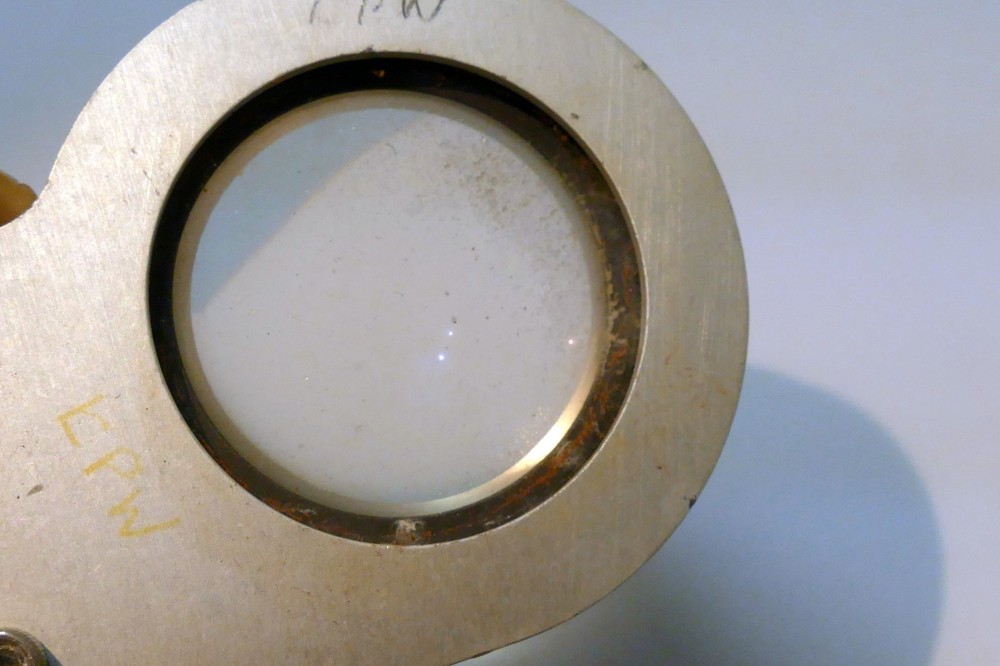 Microscope Optics Magnifier Accessory - Attachment 2" glass OD