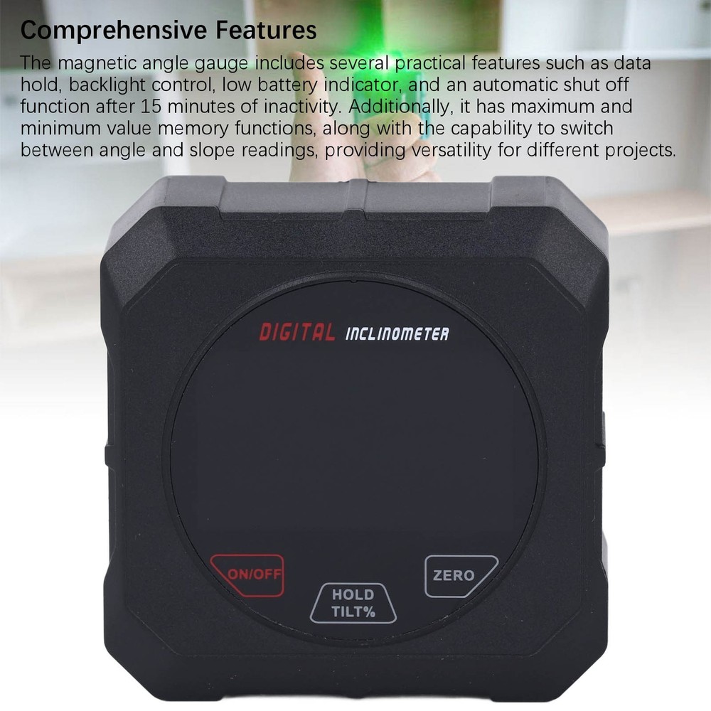 Digital Angle Finder High Accuracy LCD Touch Screen Electronic Level and Angle
