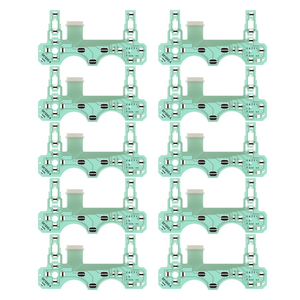 10x Controller PCB Ribbon Circuit Board SA1Q43A for PS2 Dualshock 18pin Socket *