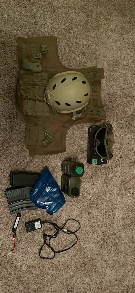 airsoft gear set