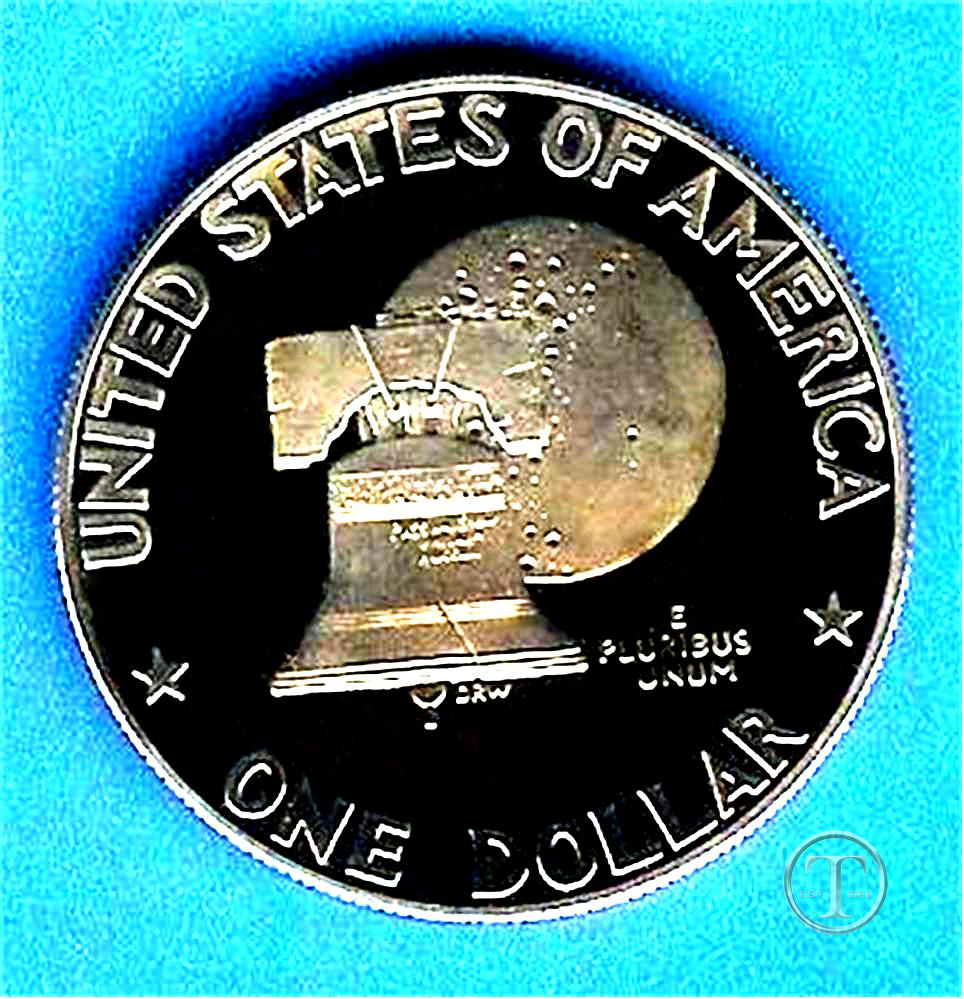 1976 Proof Eisenhower Dollar - Type 1- Deep Cameo