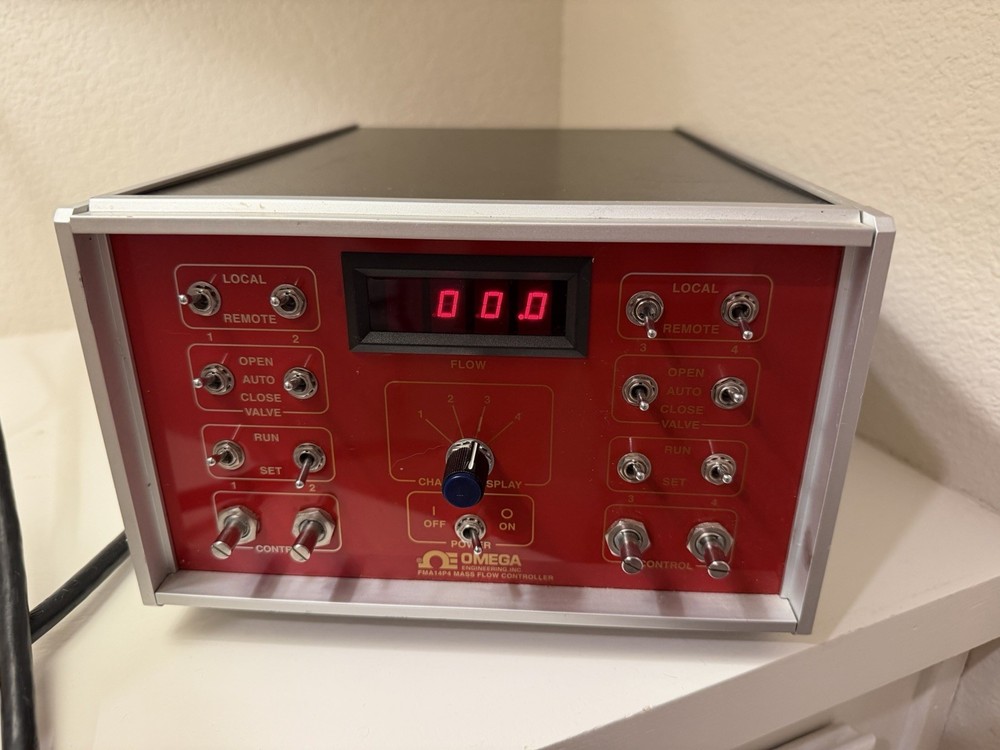 Omega Engineering FMA14P4 Mass Flow Controller 4-Channel Digital Lab Unit
