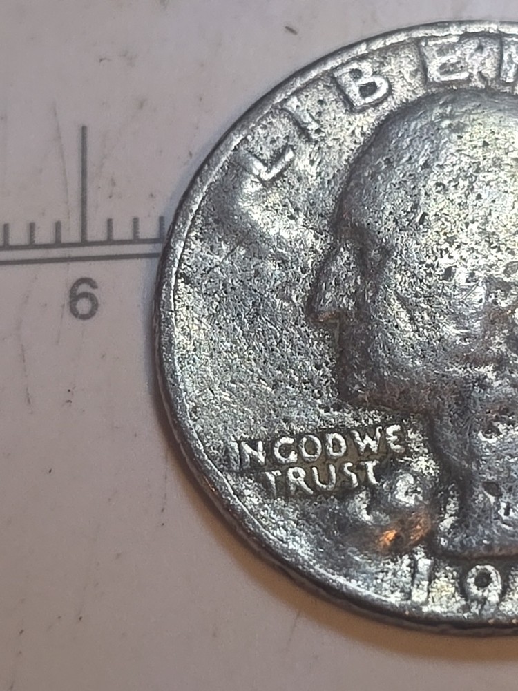 1967 Washington Quarter ERROR