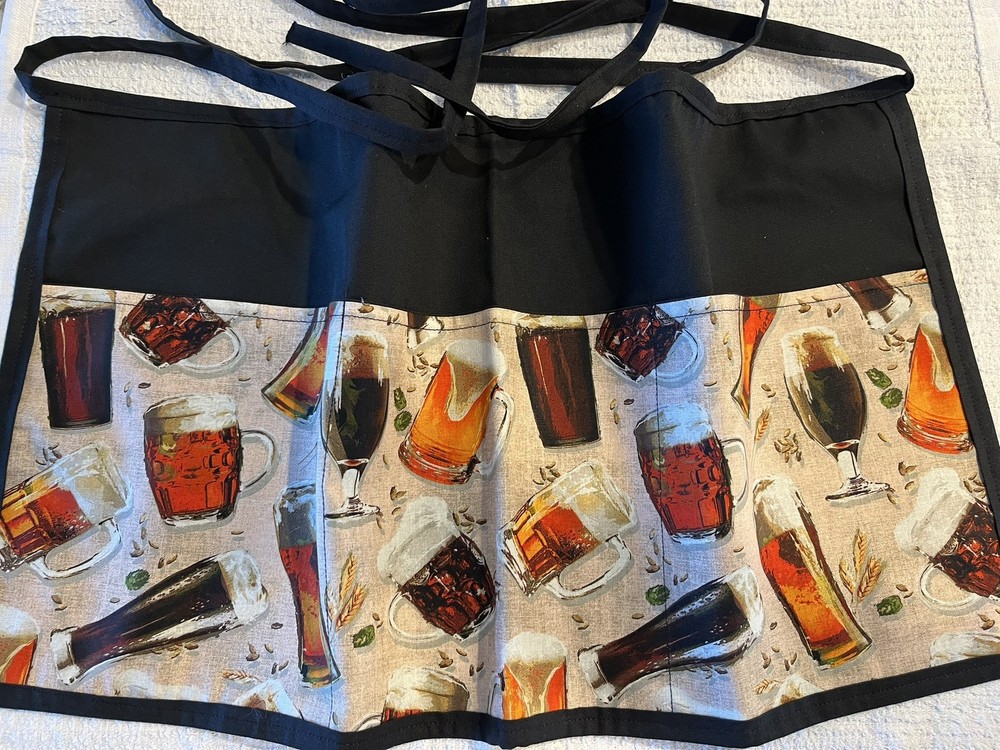 waitress aprons 3 pockets waist server