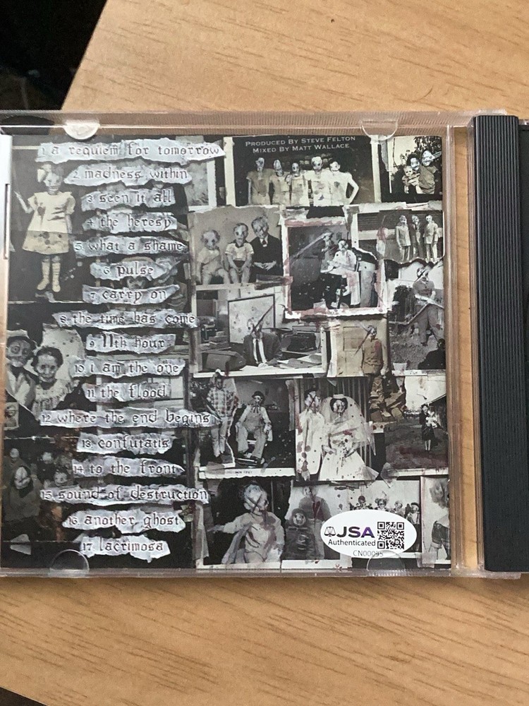 Mushroomhead Autographed CD Cover JSA No CD