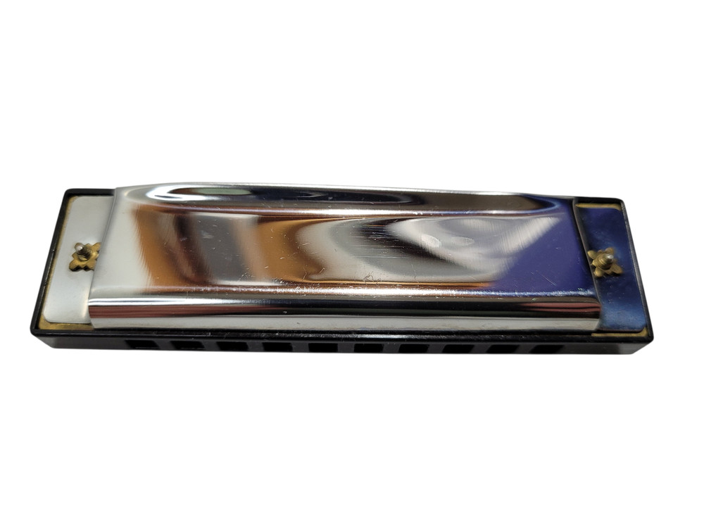 Spice Box Harmonica Key of CNo Case Beginner Silver Chrome Harmonica