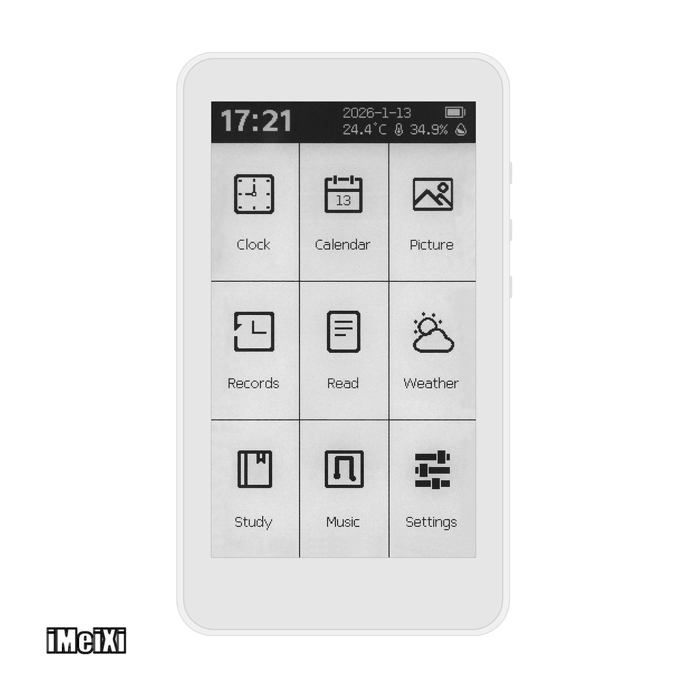 HamGeek M3 Portable E-Book Reader Touch Screen E-Paper 10-Level E-Ink Display