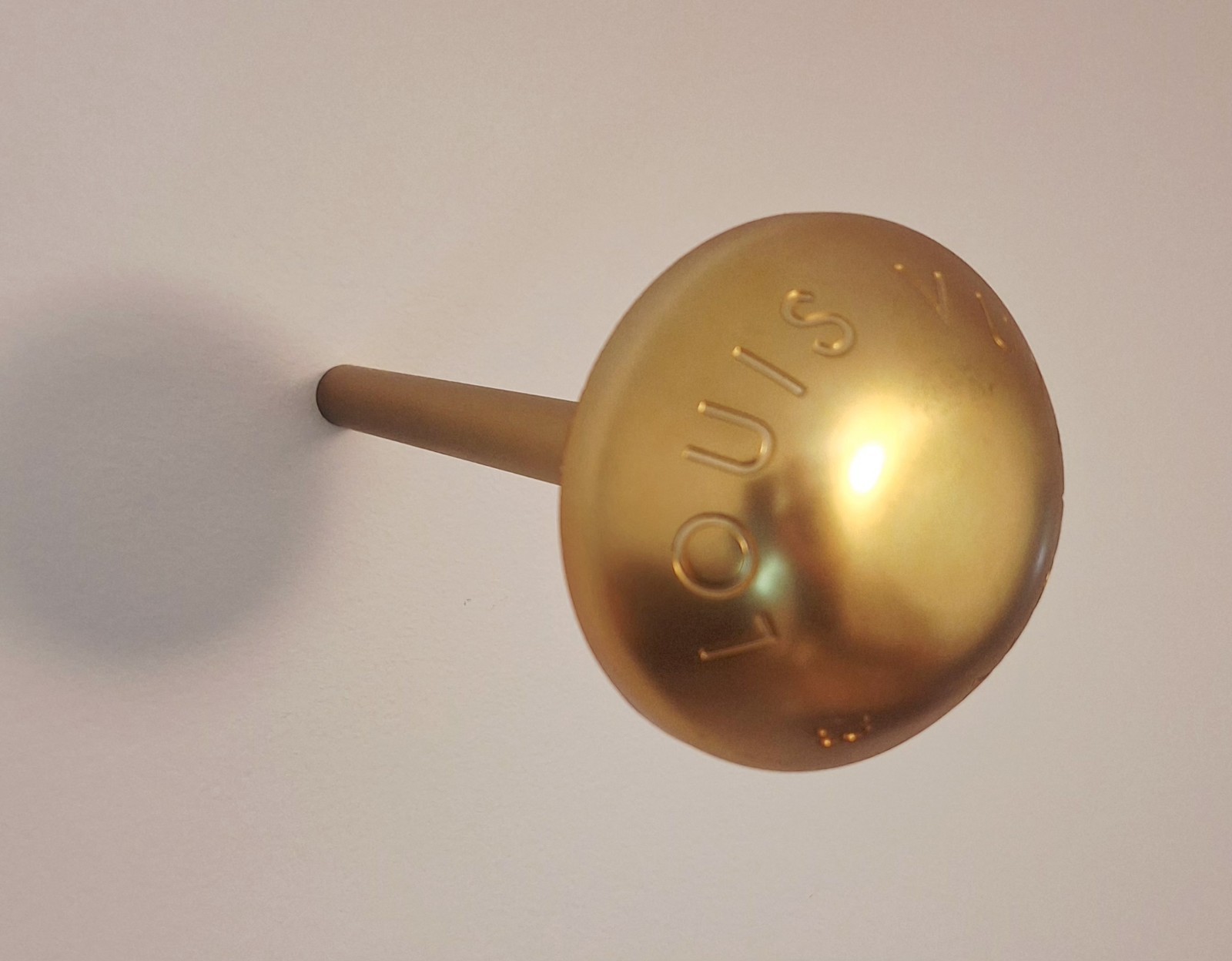 LOUIS VUITTON 2013 Store Window Display Rivet Stud LV Brushed Gold Plastic RARE