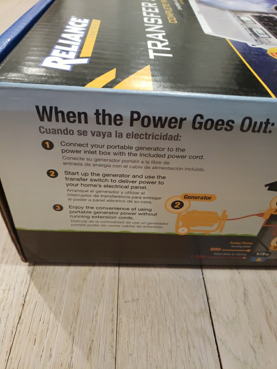 Reliance 31406CRK 6-Circuit Transfer Switch Kit