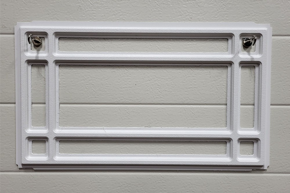 IDEAL Garage Door White Prairie 510 Replacement Window Inserts /Short Panel