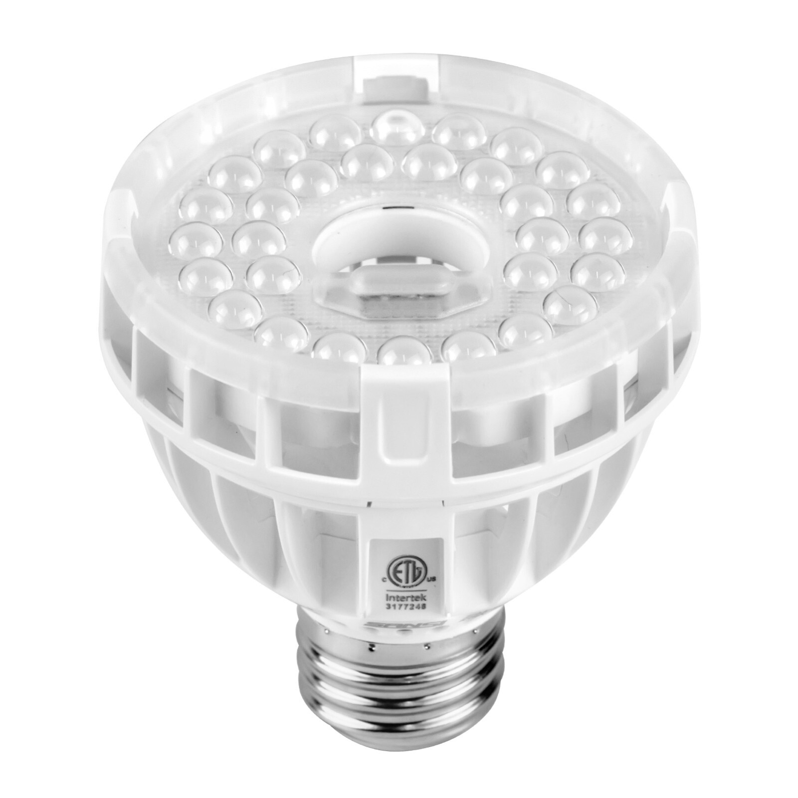 SANSI 10W LED Plant Grow Light Bulb Full Spectrum Veg indoor Plant E26 USED