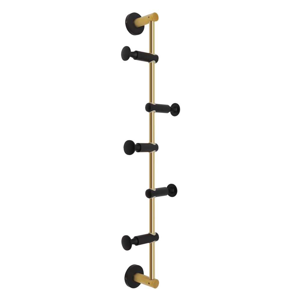 Coat Rack with 5 Adjustable Hooks Wall Mounted Vertical Coat Rack Coat Rack