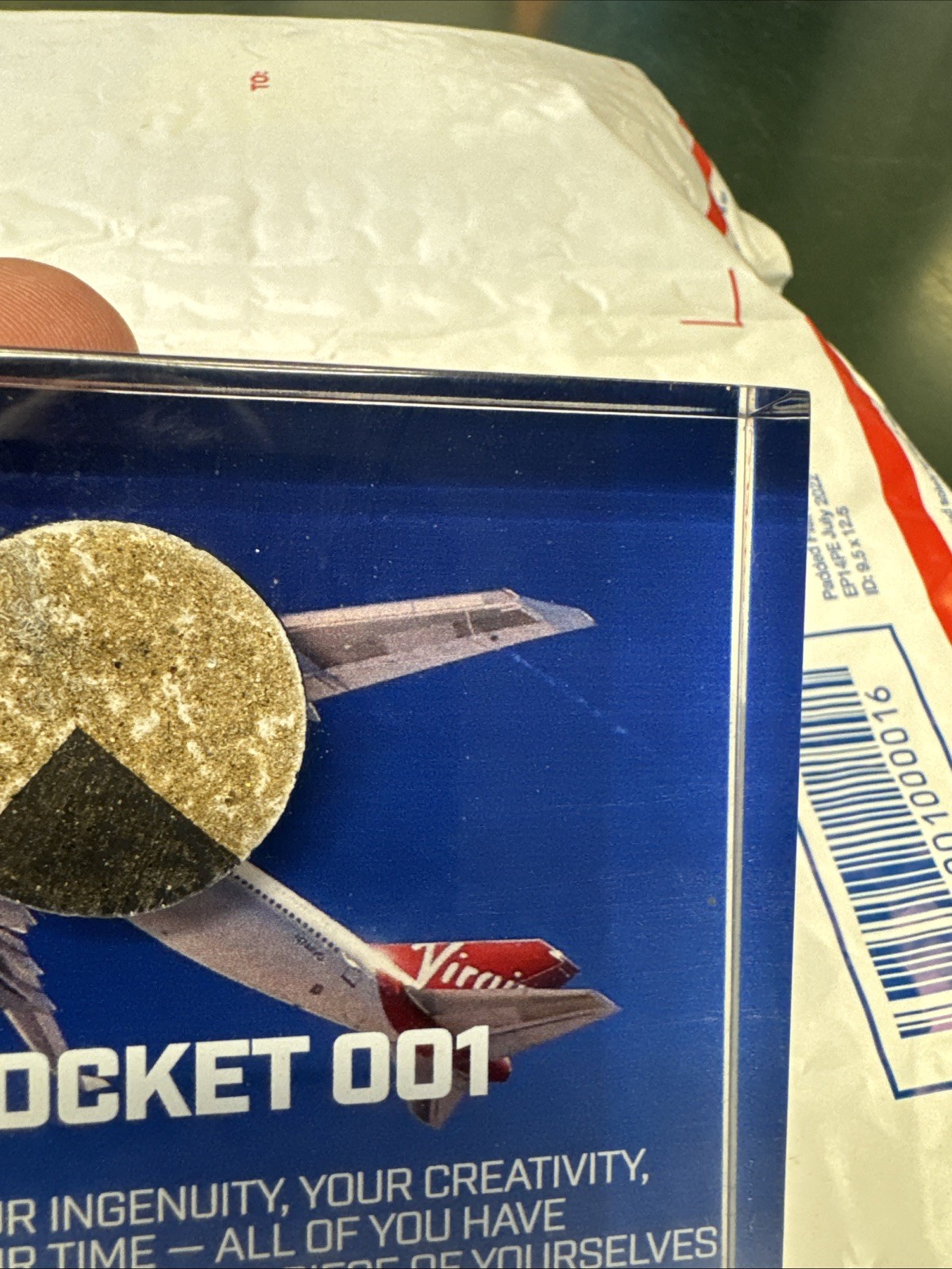 Virgin Orbit Launch Commemorative LauncherOne Rocket 001