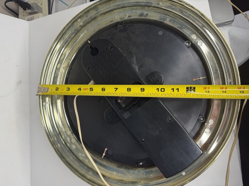 Kiss - Rock and Roll Over Wall Neon Clock ~ Red Light, 15"