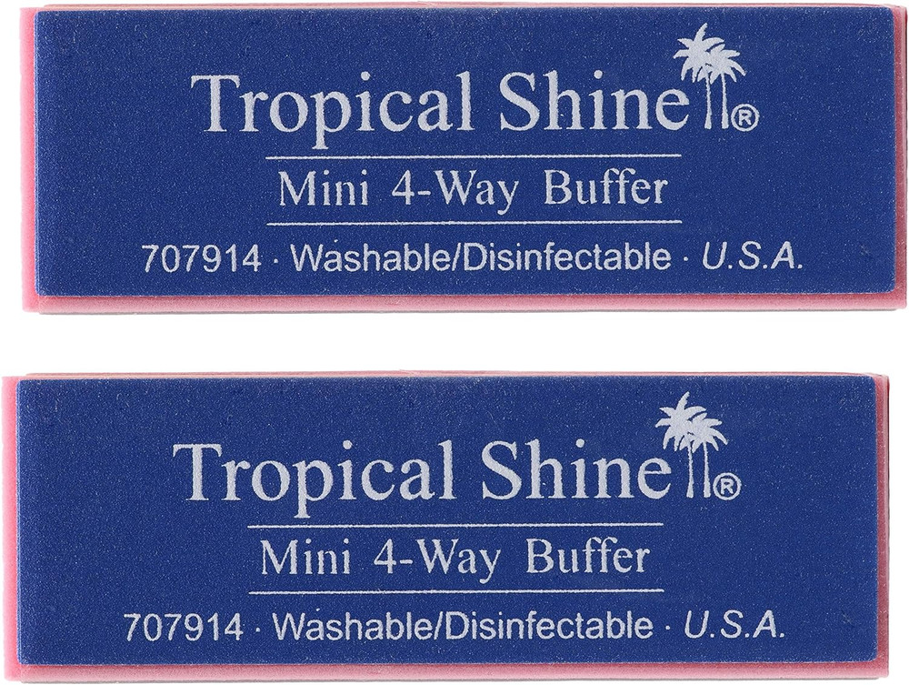 Mini 4 Way Buffer Block - Professional Nail Buffering Block for Shaping, Smoothi