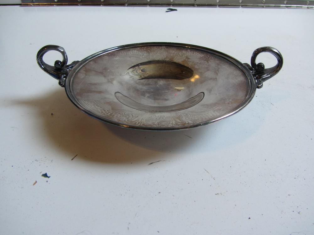 Vintage Silver Plates Midsilcraft EPNS Middletown Conn USA Candy Tray #944