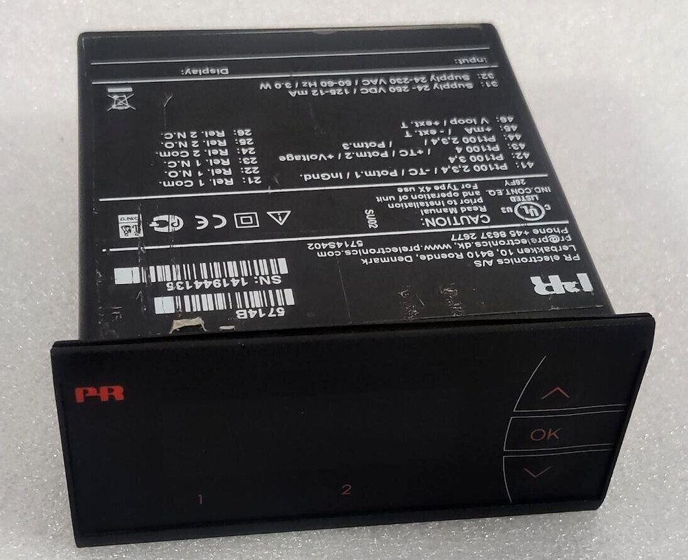 PR Electronics 5714B Programmable LED Indicator 125-12 mA